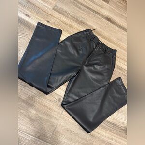 Black Leather Pants